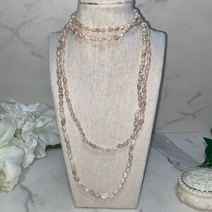 Set Of Two Small Sea Shell Long Necklaces🐚